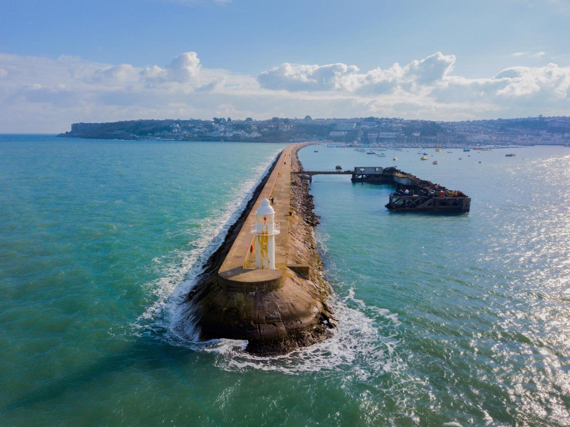 Sea Spray Villa, Brixham Bagian luar foto
