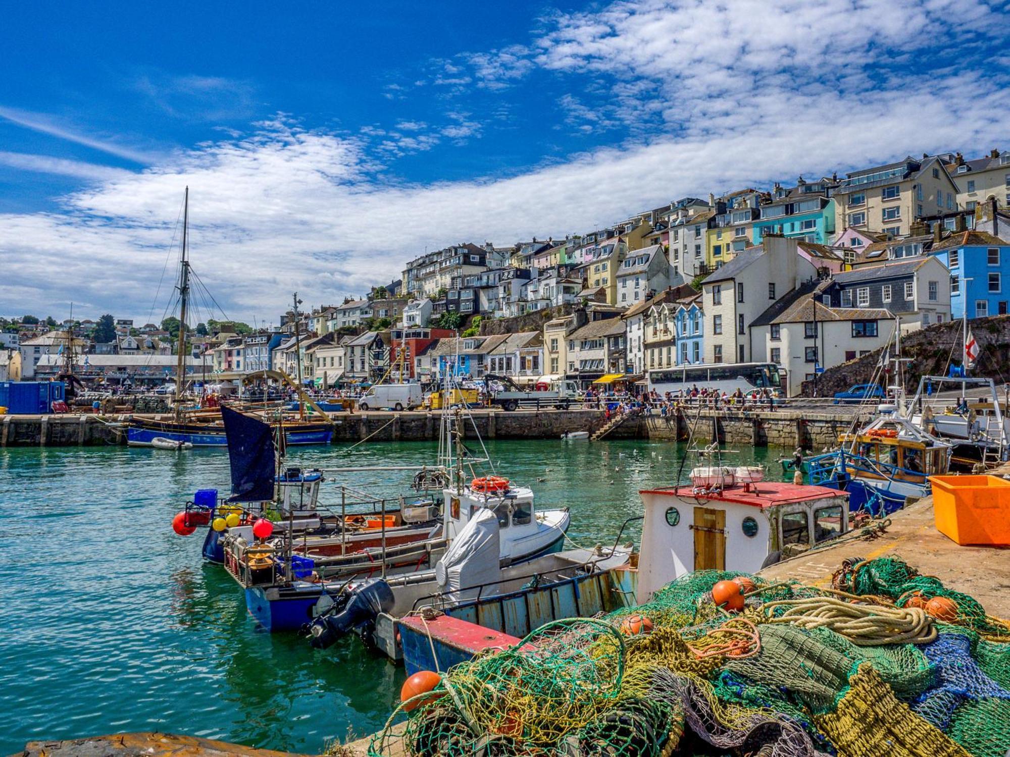 Sea Spray Villa, Brixham Bagian luar foto