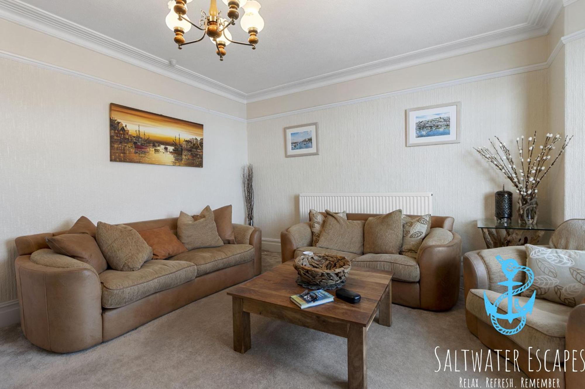 Sea Spray Villa, Brixham Bagian luar foto
