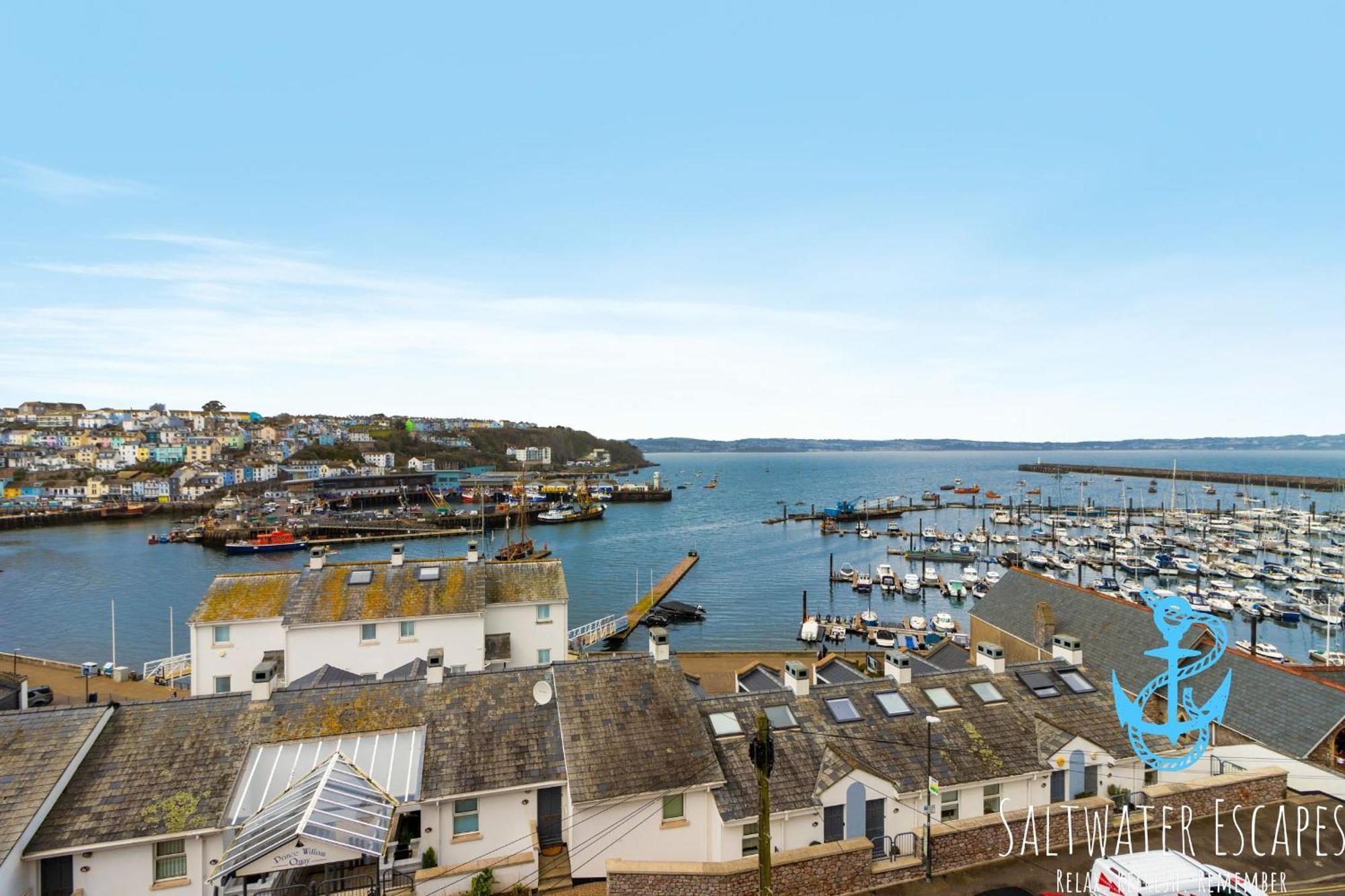 Sea Spray Villa, Brixham Bagian luar foto